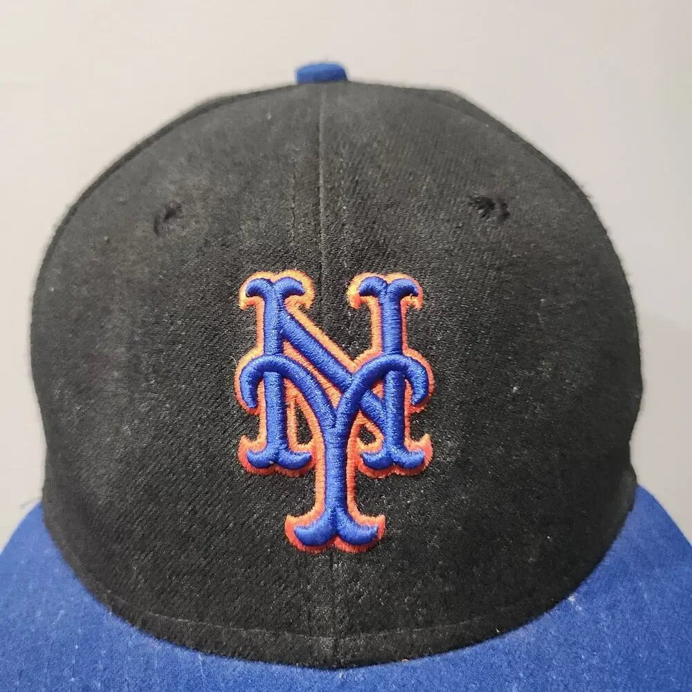 VTG New‎ York Mets New Era 59Fifty 5950 Mens 7 1/4 Fitted MLB Baseball Hat Cap